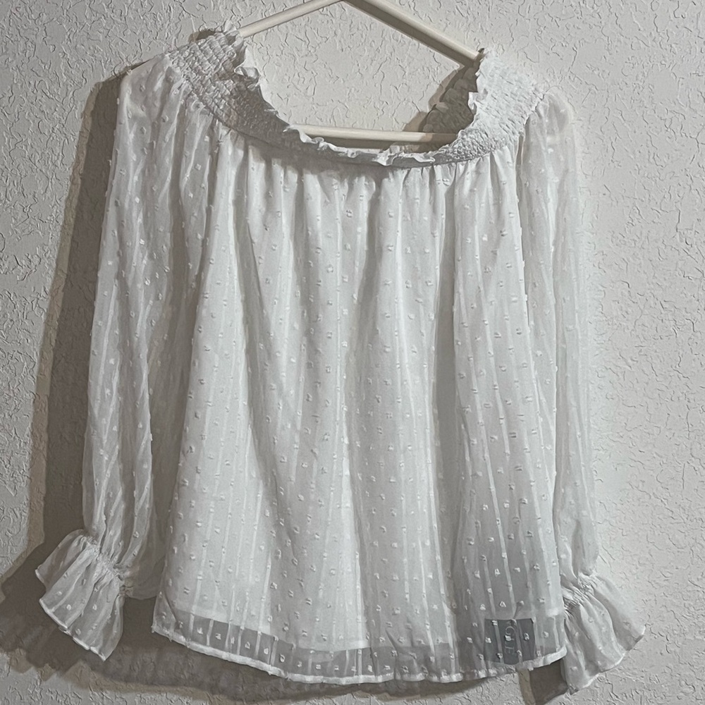 NWTS OYOANGLE Off The Shoulder Size M Blouse Balletcore Fairytale Cottagecore